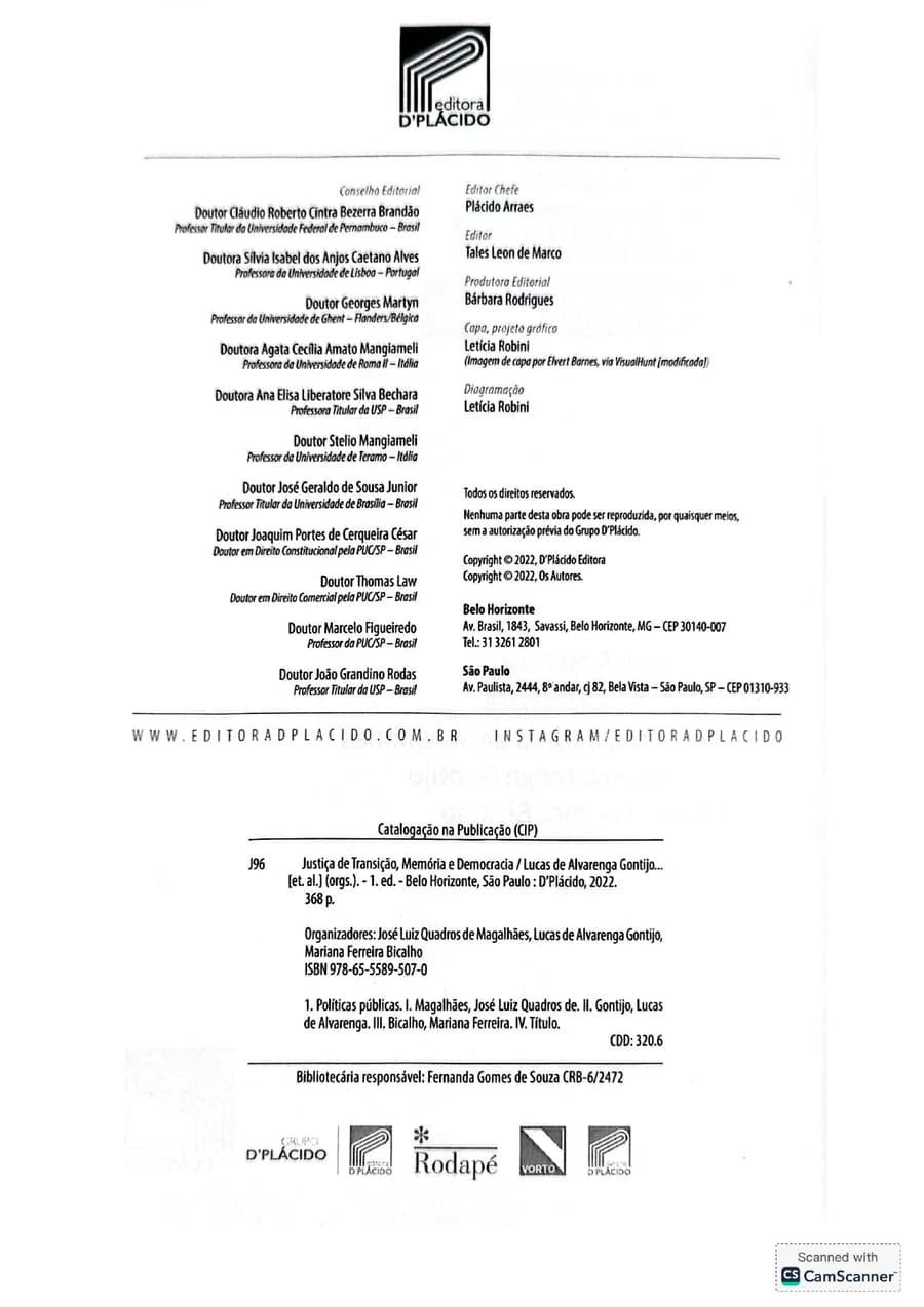 Capa de A invenção dos conceitos, seus esvaziamentos na razão moderna e a transformação da memória em promessas para o futuro