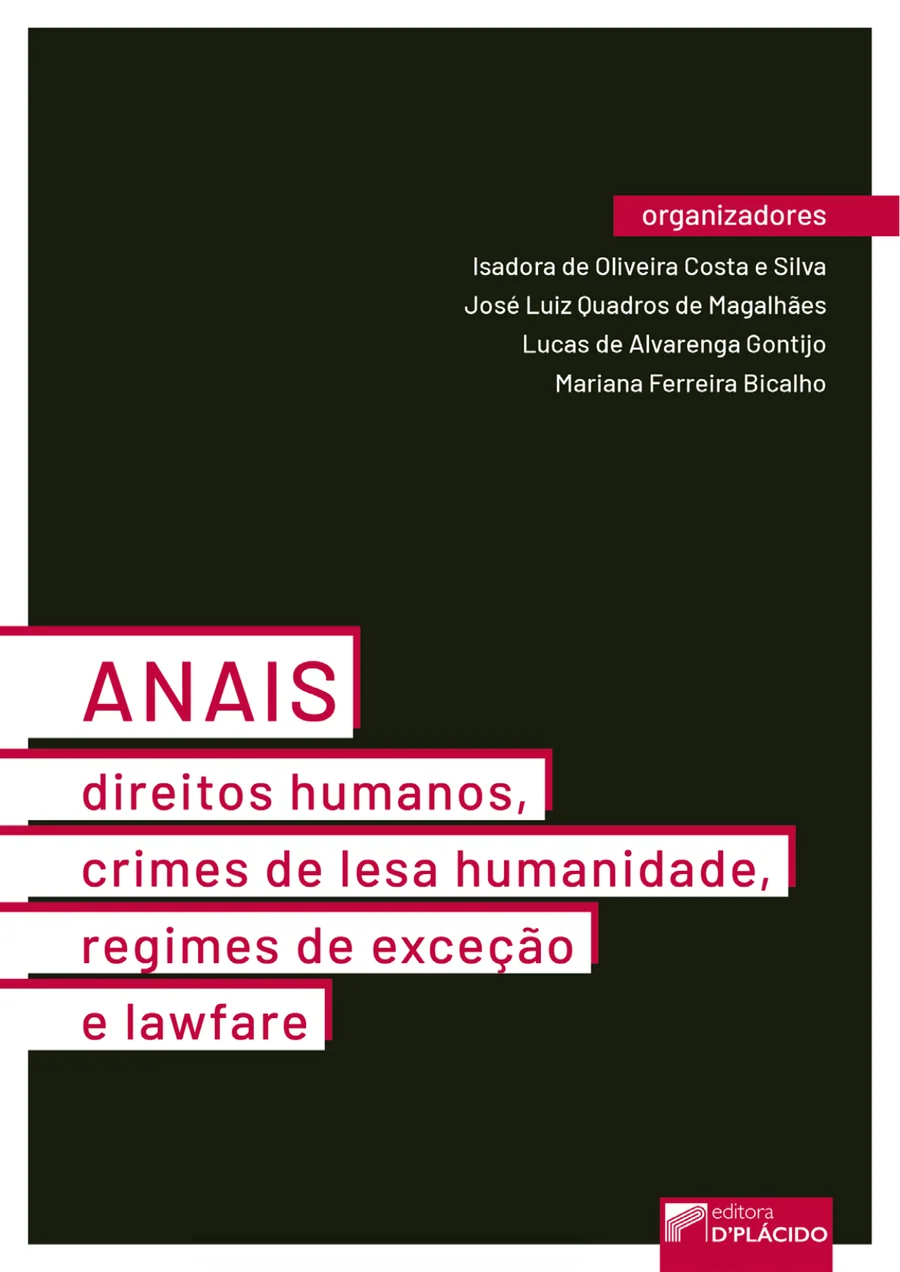 Capa de Anais: direitos humanos, crimes de lesa humanidade, regimes de exceção e lawfare.