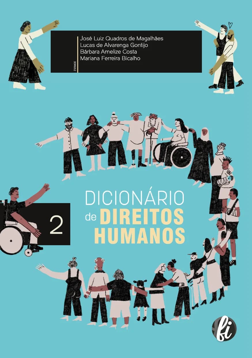 Capa de Dicionário de Direitos Humanos - vol 2